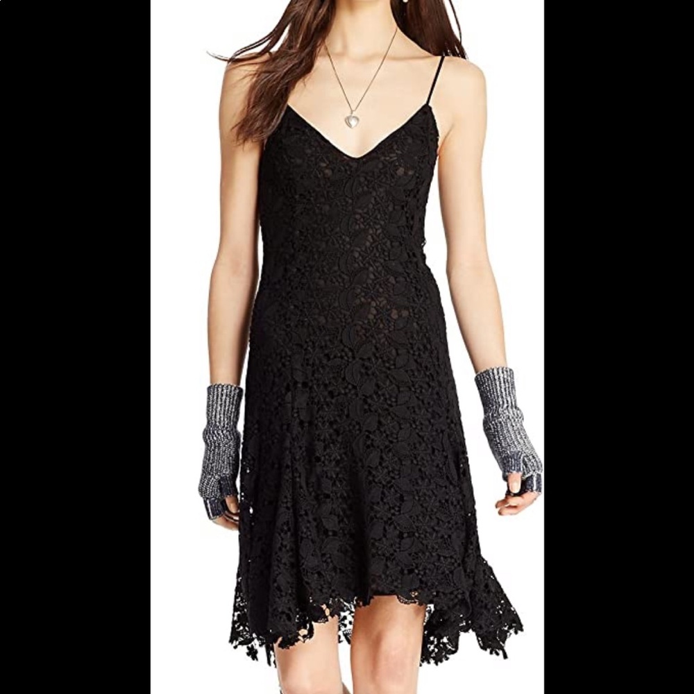 Polo Ralph Lauren Lace / Crochet Dress - Black